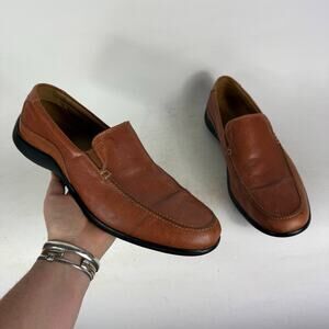 Cole Haan Lovell Two-Gore Loafer Mens 10.5 Brown Leather Slip On Low Top Casual